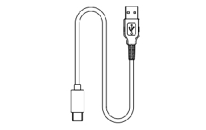 Кабель передачи данных с разъемами USB-A и USB-C